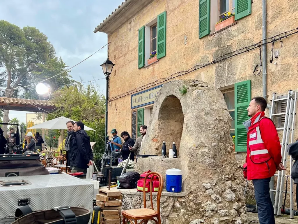 Asistencia sanitaria en set de filmacion